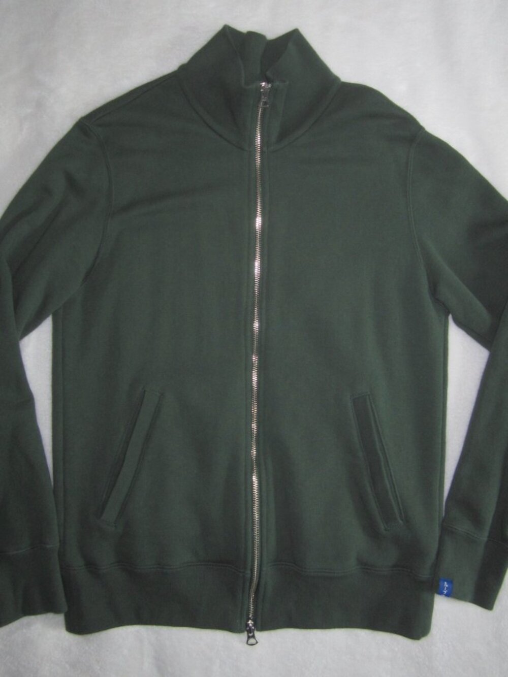 LOOPWHEELER Track Jacket Front Zip Sweatshirt Men's Small Made in Japan